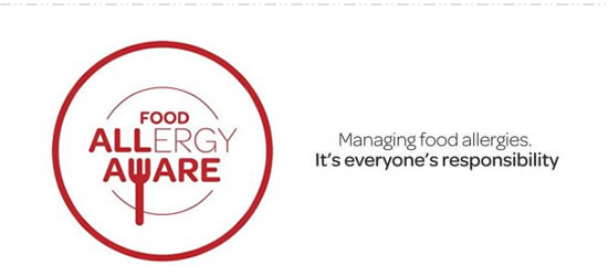 Food allergy management in food service project