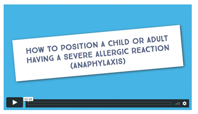 Anaphylaxis resources