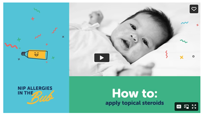 How to apply topical steroids